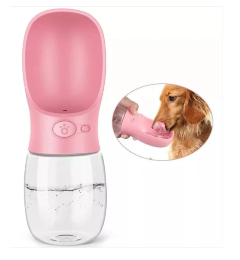 Bebedero Portátil con Botón — Agua Fresca para tu Perro en Cada Paseo - 1