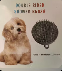Cepillo de Baño Doble para Perros y Gatos — Baño y Masaje sin Estrés - 1
